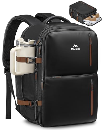 MATEIN Expandable Underseat Backpack with Shoe Compartment