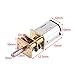 DC 6V Gear Motor High Torque 1:1000 Reduction Gearbox Motor 10/15/20 RPM for Toy Car Intelligent Robot Model Airplane Engine Toys Reduction Motor (6V 10RPM)