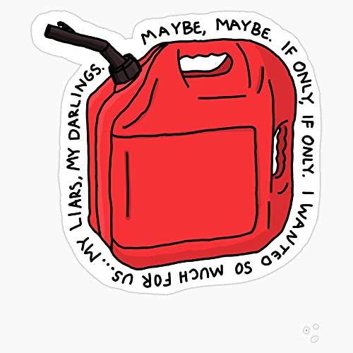 We Were Liars Bumper Sticker Vinyl Decal 5 inches