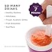 ZOKU Original Slush and Shake Maker, Compact Make and Serve Cup with Freezer Core Creates Single-Serving Smoothies, Slushies and Milkshakes in Minutes, BPA-free, Purple