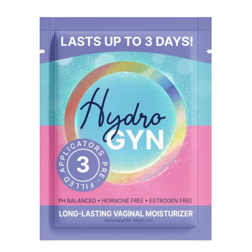 Image of Hydro GYN Vaginal Moisturizer with Hyaluronic Acid for Vaginal Dryness, 3 | Long Lasting, Vaginal Irritation, Vitamin E, Feminine Care, Hormone Free, Pre and Post Menopausal, 3 Pre Filled Applicators