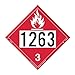 Flam Liquid Placard, 10-3/4inx10-3/4in