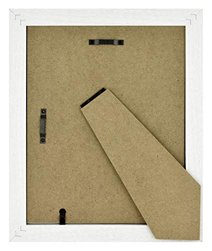 Image of MCS Studio Gallery Frame, White Woodgrain, 8 x 10 in, Single (Pack of 2)