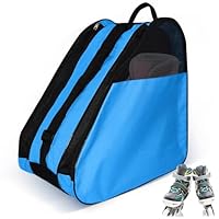 VGECEE Inliner Rollschuhe Tasche Damen Ice Roller Skating Bag Schlittschuhe Tasche Skischuhtasche Skatertasche Schlittschuhtasche Erwachsene Eishockey Bag für Herren Damen (blau)