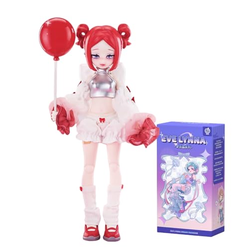 CALEMBOU BJD Blind Box, Eve Lynna Series 18cm Ball Jointed Doll, Cute Dress Up Doll with Joints, Collection Action Figure Toys, Gift for Girls Boys...