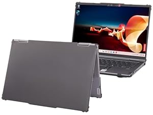mCover Nur kompatibel mit Lenovo Yoga 7 14IRL8 | 14IML9 | 14AHP9 Serie 2-in-1 Windows Notebook-Computer der Serie 2023–2025 (nicht für andere Modelle geeignet), Schwarz