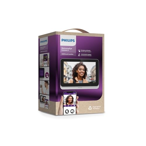 Moniteur supplémentaire pour le visiophone Philips WelcomeEye Connect 3 vision 3K Philips 531048 - vue 7