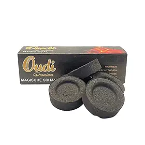 Oudi Premium Magic Coal | 5 Packet Combo | 50 Pcs