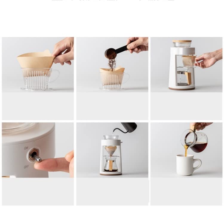 IAOHUO Kaffeekanne Tropfkaffeemaschine Automatische Hand gießen Kaffeemaschine Französisch Presse Kaffeemaschine for… – Bild 6