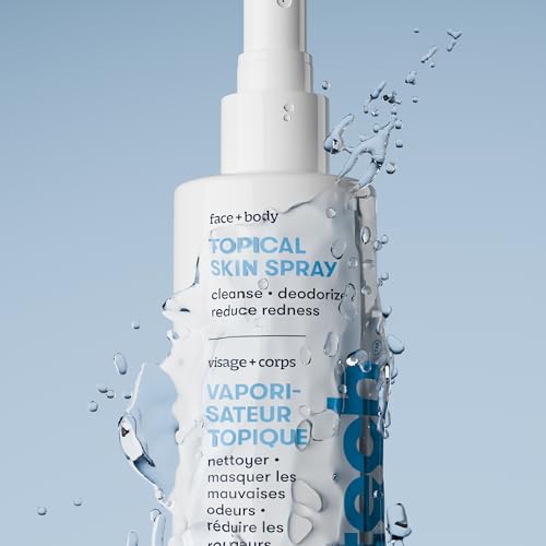 Image of BRIOTECH Topical Skin Spray, Hypochlorous Acid Spray for Sensitive Skin, HOCl Facial Mist, Full Body Support Against Irritation, Calm Redness, Soothe Foot & Scalp, 2 oz Travel Size