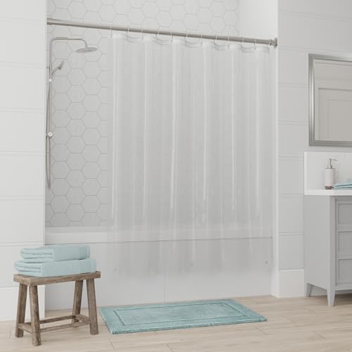 Levinsohn Arm & Hammer Waterproof Quick Drying Shower Liner, Lightweight Design, 70 x 72, Clear