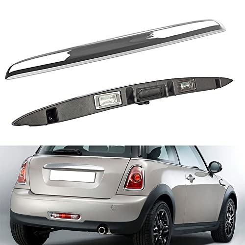 Salem Auto Parts 51132753603 Rear Trunk Handle for Mini Cooper, Chrome Trunk Liftgate Tailgate Hatch Pull Handle with Lamp for 2005-2015 Mini Cooper S R56 R57 R58 R59 R60 R61
