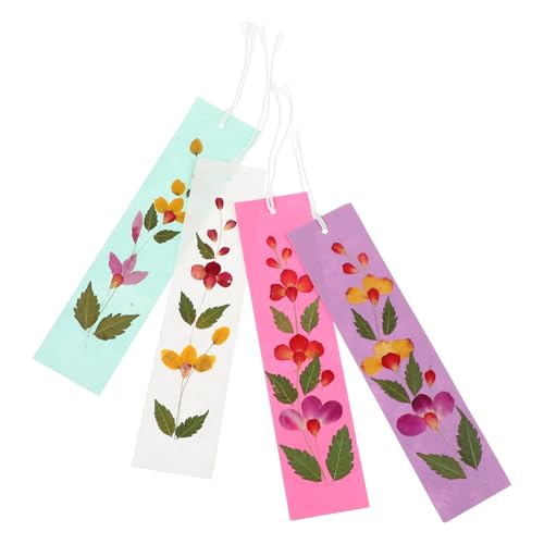 IDEANATEGRATE �{���̃h���C�����Ԏg�p�����N���G�C�e�B�u�ȃu�b�N�}�[�N ���f�ގ��p�I��DIY�N���t�g�ɍœK �A�\�[�g�J���[�Ǐ���v���[���g�� 4�Z�b�g �����_���J���[ �����_���X�^�C��