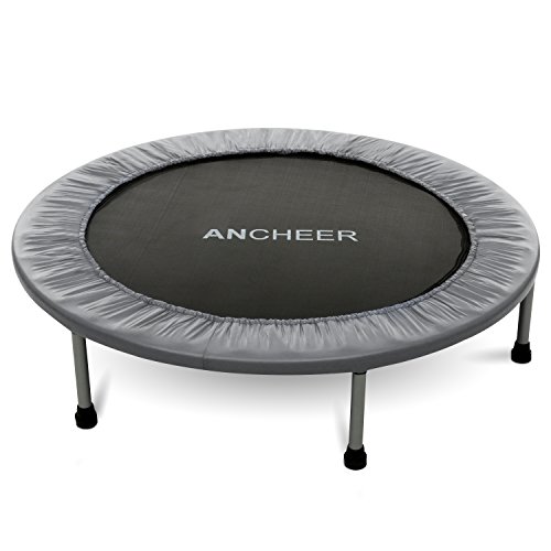 ANCHEER Mini Fitness Trampoline for Adults and Kids, Max Load 220lbs Rebounder Trampoline