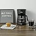 Mr. Coffee® 5-Cup Mini Brew Switch Coffee Maker, Black