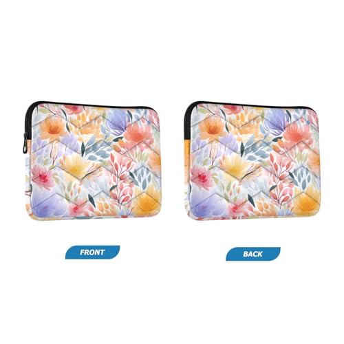 Funda para portátil 13-14 pulgadas con diseño floral colorido miniatura 2