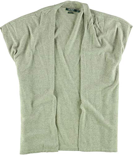 Ralph Lauren Womens Wool Blend Cardigan Sweater, Grey, Large