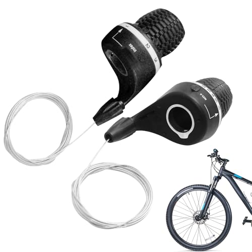Générique Manette De Vitesses Vélo,Levier À Poignée Tournante Pour Bicyclette | Levier de Vitesse pour Remplacement de Frein Compatible avec VTT, Vélo de...