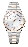 [CITIZEN] 腕時計 CITIZEN COLLECTION (エコ・ドライブ電波時計/薄型/日付表示) AS1062-59A メンズ ビジネス シルバーカラー ゴールドカラー 電波ソーラー