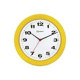 Relógio de Parede Quartz Amarelo Pantone 109C