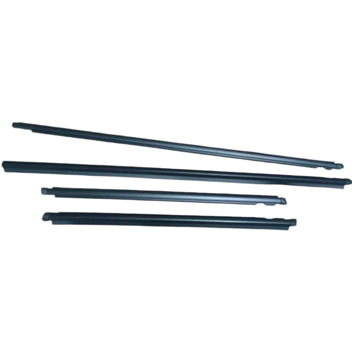 Car Door Window Rubber Seal Strip 4Pcs Car Window Weatherstrip Black for Toyota for Yaris/Echo 2000-2005 Car Weatherstrip Window Moulding Trim 68210-52020 AJOHBM
