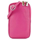 ital. handtasche damentasche schultertasche ledertasche nappaleder z18 griffiges, strapazierfähiges Echtleder | ein Hauptfach mit Reißverschluss mit Stoff ausgefüttert | verschließbar mit Doppelzipper-Reißverschluss | silberfarbene Metallteile | abnehm-/verstellbarer Schultergurt