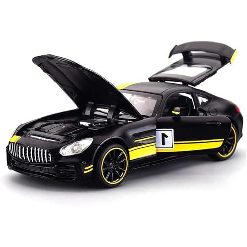 Image of AMG GTR 1:32 Model Car Exclusive Alloy Metal Pull Back Die-cast Car Diecast Metal Pullback Toy car with Openable Doors & Light Music Best Gifts Toys Kids
