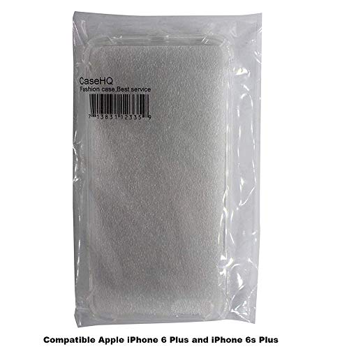 Casehq Iphone 6 Plus Case, Iphone 6S Plus Case Transparent Enhanced Grip Protective Defender Cover Soft Tpu Shell Shock-Absorption Bumper Anti-Scratch Back Air Cushioned 4 Corners - Clear #TOP7