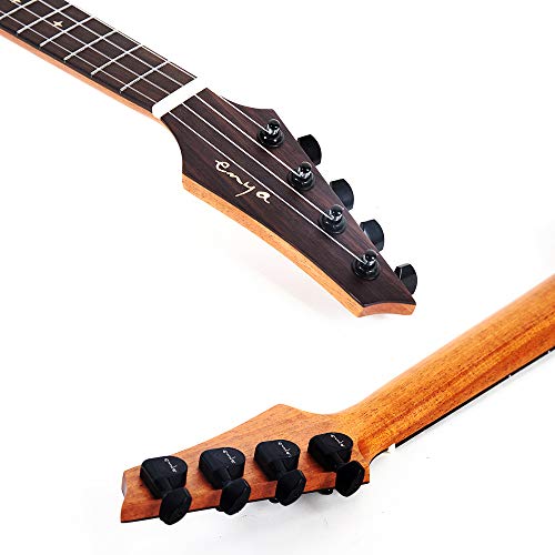 Enya EUT-X1C EQ Cutaway Tenor Ukulélé HPL 26 pouces Bundle avec Coton Gig sac, cordes, accordeur, Sangle, Capo, Picks… - Les Beatles, Paul McCartney, John Lennon, RIngo Starr, George Harrison Enya EUT-X1C EQ Cutaway Tenor Ukulélé HPL 26 pouces Bundle avec Coton Gig sac, cordes, accordeur, Sangle, Capo, Picks… – Image 4