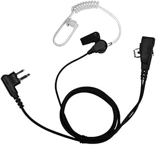 Impact K1-S1W-AT3 Wired Black In-Ear Acoustic Tube Earpiece for Kenwood Two-Way Radios