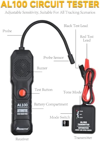 AL100 Wire Tracer Electrical Automotive Short and Open Finder — 사진 6
