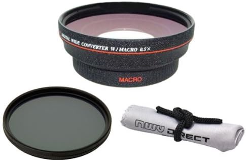 (High Definition) 0.5X Wide Angle Lens with Macro Compatible with Sony HDR-PJ650V