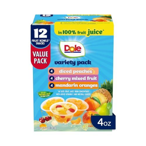 Dole Diced Peaches, Mandarin Oranges & Cherry...