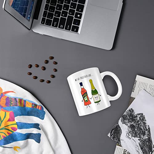 Aperol Spritz - Taza de amistad, diseño con texto en inglés «We Go Together, regalo para amigos, cumpleaños de mejor… - Imagen 7