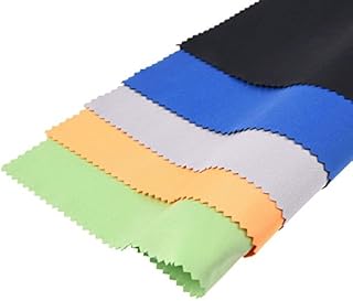 Microfiber Cleaning Cloths - 5 EXTRA LARGE Cloths Suitable for Cleaning Glasses, Spectacles, Cameras, iPad, iPhone, Tablets, Phones, Screens, Silverware and Other Surfaces