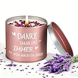 Liqmeivre Muttertagsgeschenk für Mama - 9oz Lavendel Duftkerze – Kerzen Geschenk für Mama, Oma & Frauen – Auch perfekt zu Geburtstag, Hochzeitstag, Weihnachten, Ostern & Valentinstag