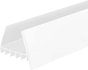 PVC Slide on Door Sweep with Foam Draft Stopper/Sweep for Doors 1" - 1 ...