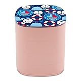 Portatile e conveniente: piccolo e raffinato, facile da trasportare, puoi trovare e riporre rapidamente orecchini, orecchini, collane, anelli, piccoli orologi, elastici, ecc., Che possono essere facilmente riposti, l'interno del coperchio superiore è specchio , appositamente progettato per riporre piccoli oggetti.