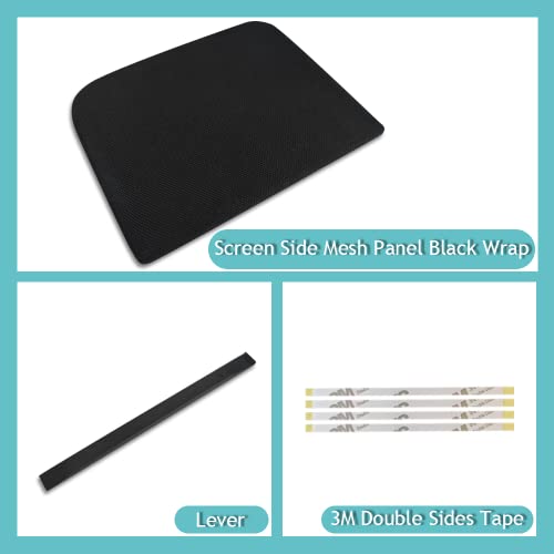 Bestevmod For Ioniq5 Lhd Screen Side Mesh Panel Black Wrap Compatible With Hyundai Ioniq 5 2022 2023 Accessories #TOP4