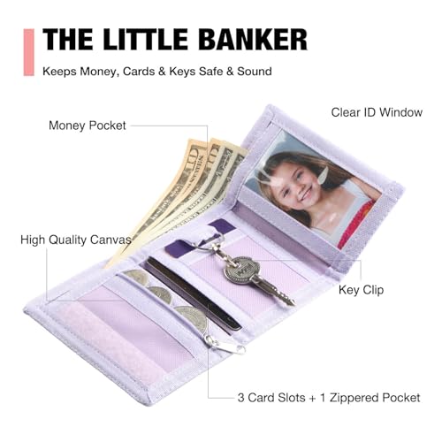Image of Kids Wallet for Girls Ages 4-12, Unicorn Girls Wallet, Toddler Wallets with Coin Pocket, Novelty Christmas & Birthday Gift