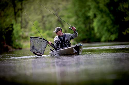 Frabill Floating Wade Net 19"X 25" Hoop Size, Black #TOP29