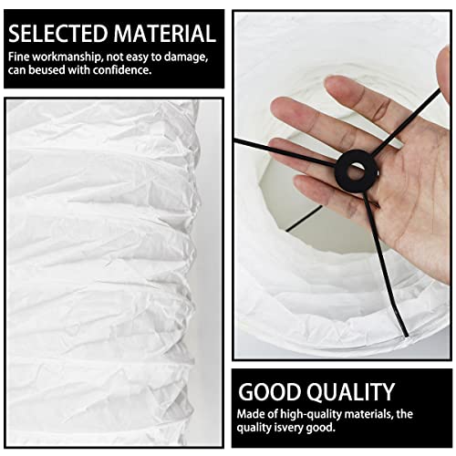 Fercaish Paper Floor Lamp Shade, Foldable And Minimalist Style Rice Paper Lamps Classic Modern Paper Floor Light Bulb Cage Guard For Living Room Bedroom Décor #TOP3