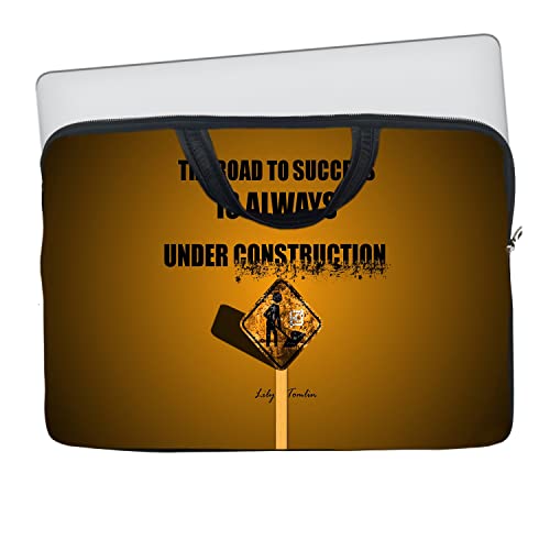 Image of TheSkinMantra Chain Laptop Sleeve Bag Compatible with Laptop /Macbooks /Chrombook /Notebook /Zbook (13.3 Inch [Handle], The Road to Success)
