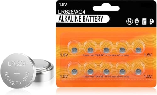 SR626SW Battery 10 Pack 377 AG4 LR626 Watch Batteries 1.5V Alkaline Button Cell Battery