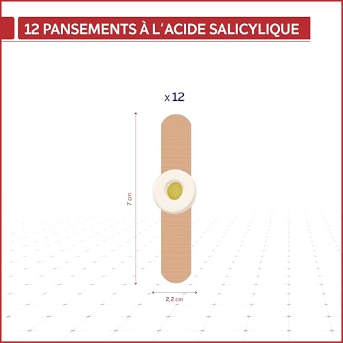 Pansements coricides Mercurochrome contre la pression due aux cors