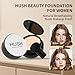 Foundation for Women, Ideal for Light/Medium Complexions, Mushroom Head Air Cushion CC Cream, BB Cream for Women (Natural)