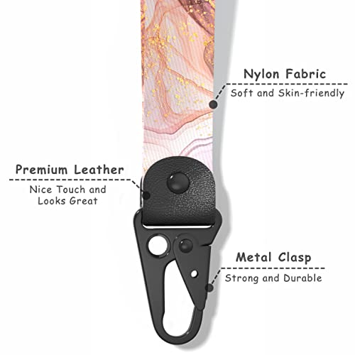 Hsxnam Wrist Lanyard Keychain, Durable Wristlet Strap Key Chain Holder For Women Men Car Keys Id Badges Card Wallet Phone Camera #TOP2