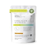 Collagen + Magnesium | VERISOL Bioactive Collagen Peptides, Magnesium Glycinate & Taurate Salts | Lauren Roxburgh Rest + Restore | Calming Nightly Routine (Honey Lemonade) [30 Serves]