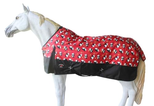 Image of Challenger 1200D Turnout Waterproof Rain Light-Weight Sheet Plaid Horse Blanket 3EE10G