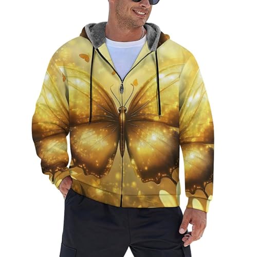 Veste d'hiver pour homme doublée polaire et coupe-vent à capuche